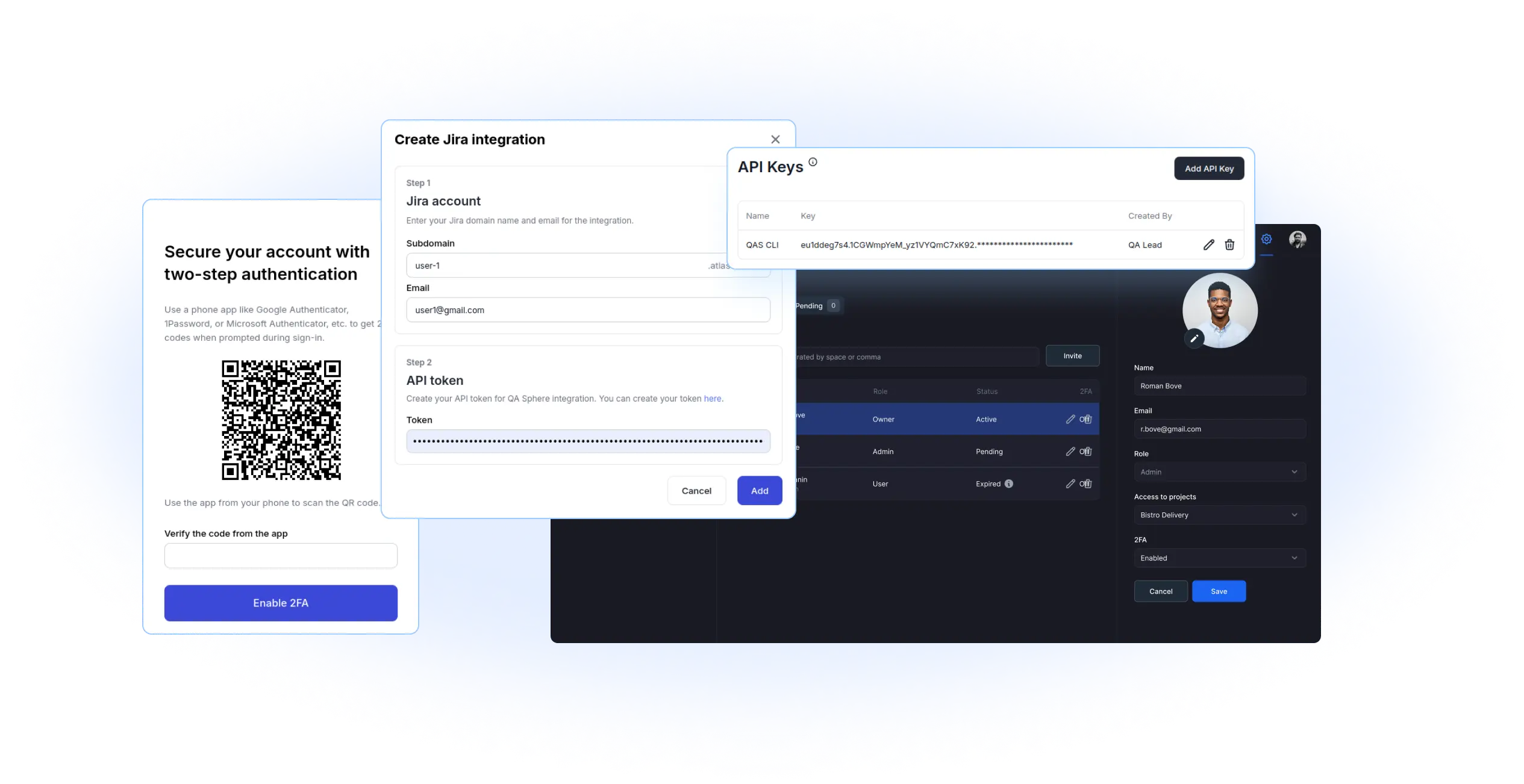 QA Sphere secure test management platform with comprehensive data protection and compliance features