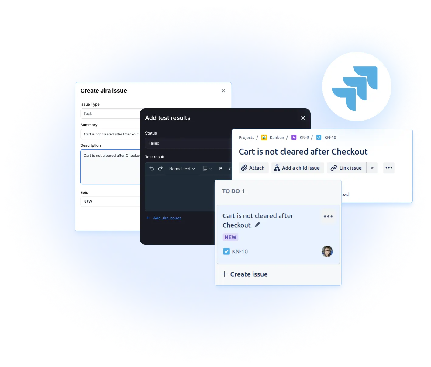 QA Sphere provides full traceability between test cases and linked issues with bidirectional tracking